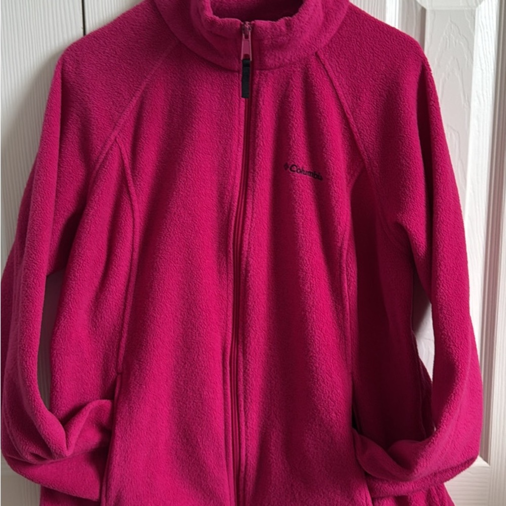 Columbia Magenta Fleece Jacket